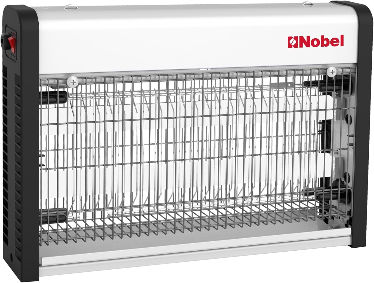 Nobel Ultra Slim Insect Killer Aluminium Alloy Housing Oil Proof Material, 80 Sq. M Area Coverage Insect Killer, 2 Element Aluminium Alloy 28W with Twin Tube NIK820 White 1 Year Warranty-5