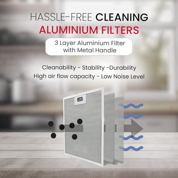 Nobel 90 cm Built-in Hoods Push Button, 3 Speeds NCH90ST-7