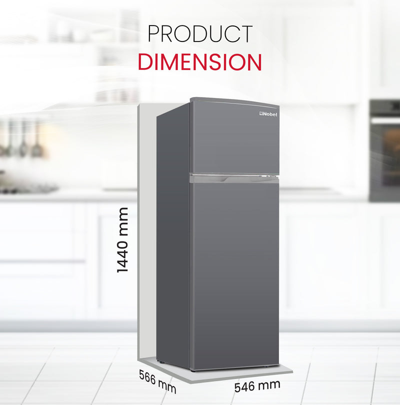 Double Door Refrigerator 255L Gross / 225L Net Capacity, Multi Air Flow, Energy Saving -  NR255RS-6