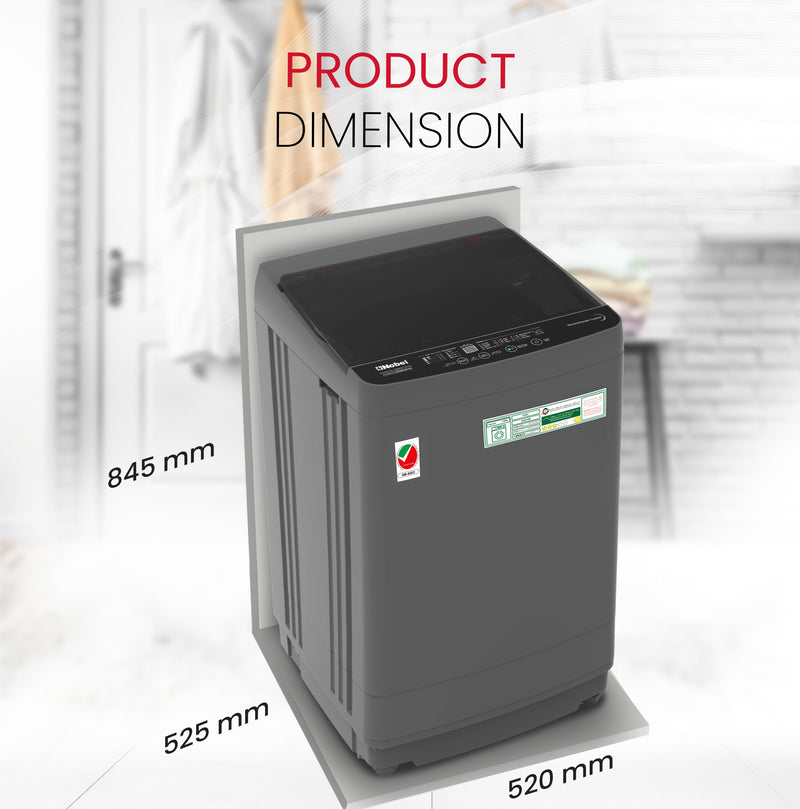 Top load washing machine 7 KG Capacity, Electronic Control, 12 Wash Programs - NWM750RI-7