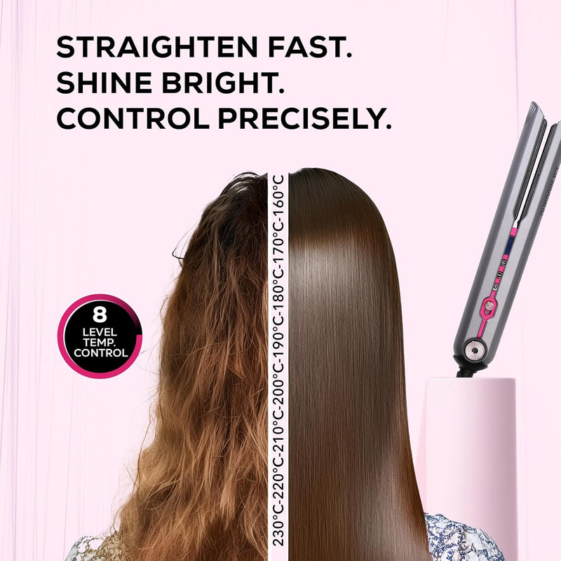 La Modano Hair Straightener with Ceramic Coating 8 Temperature Levels, LCD Display, PTC Heating, Lock Function Model - LMHS450-5