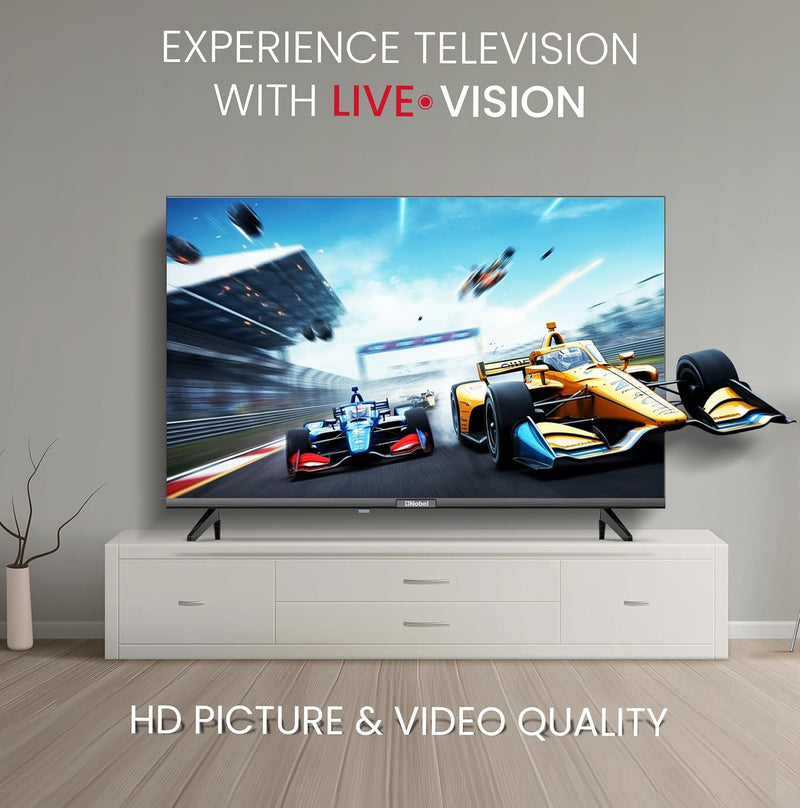 Nobel 43 Inch Smart TV Full HD – Powered by VIDAA OS, Netflix & YouTube Certified - NTV43VIDS Diamond Series-4