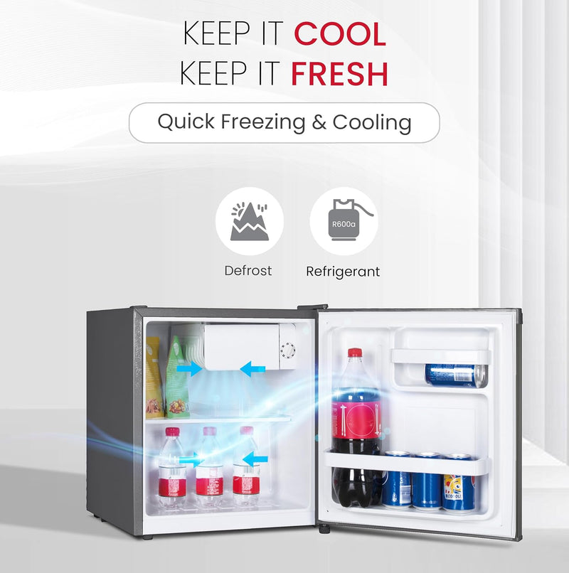 Single Door Refrigerator Defrost 65L Gross / 47L Net, R600a Refrigerant - NR65S-5