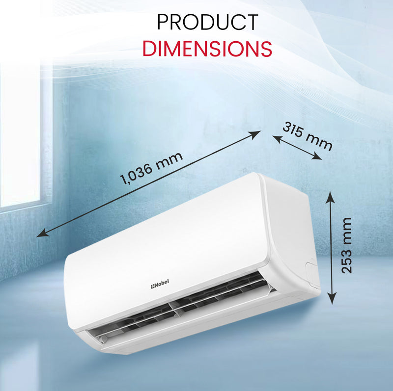 Split AC 18000BTU R22 Gas Piston T3 Cool Only - NSAC18PX-8