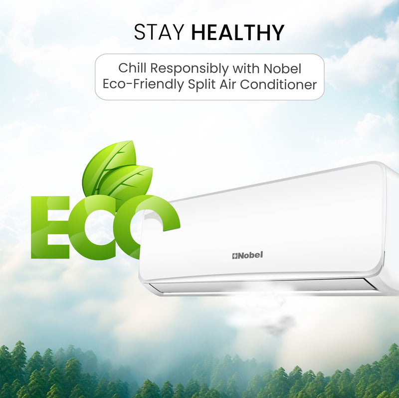 18,000 BTU Inverter Split AC with Gold Fin Tech, 4-Way Airflow, R410A Refrigerant - NSAC18VTL-8