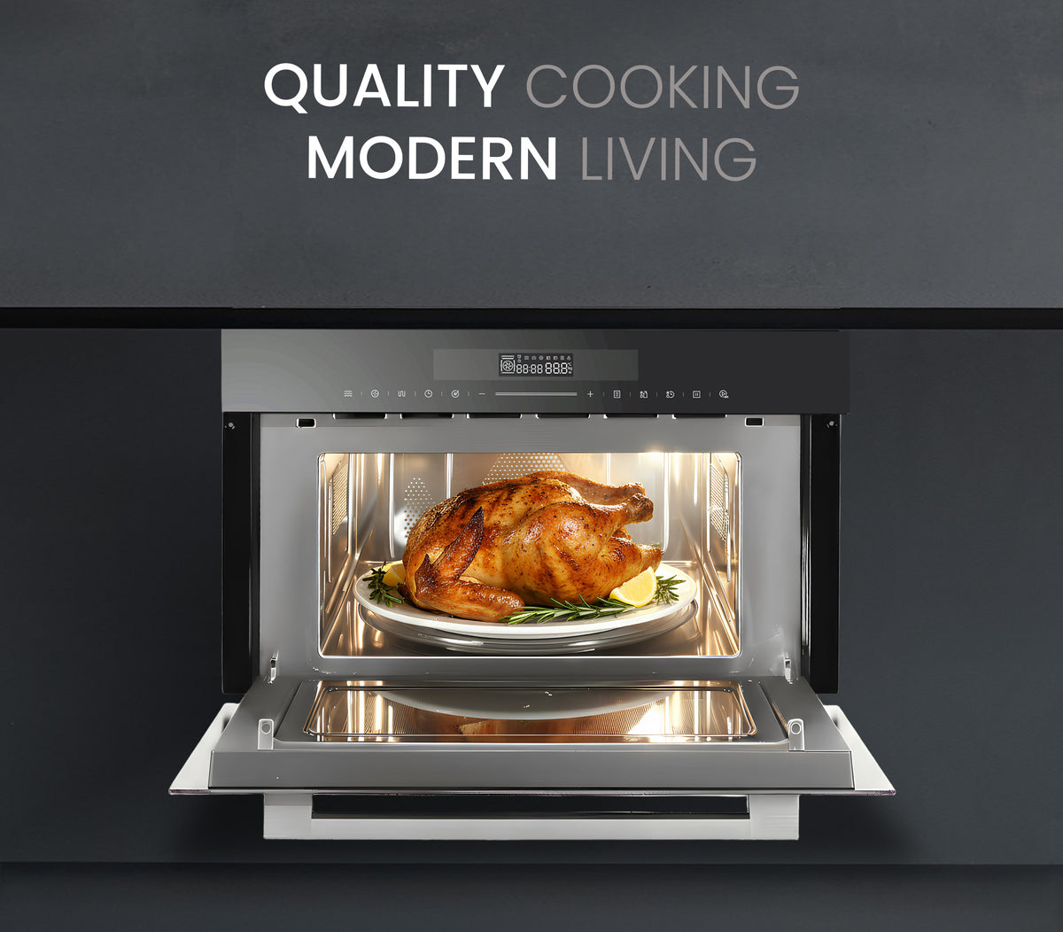 NOBEL Builtin - Microwave Oven Black 34 Ltr Grill Convection Touch Control NMO34BI-8