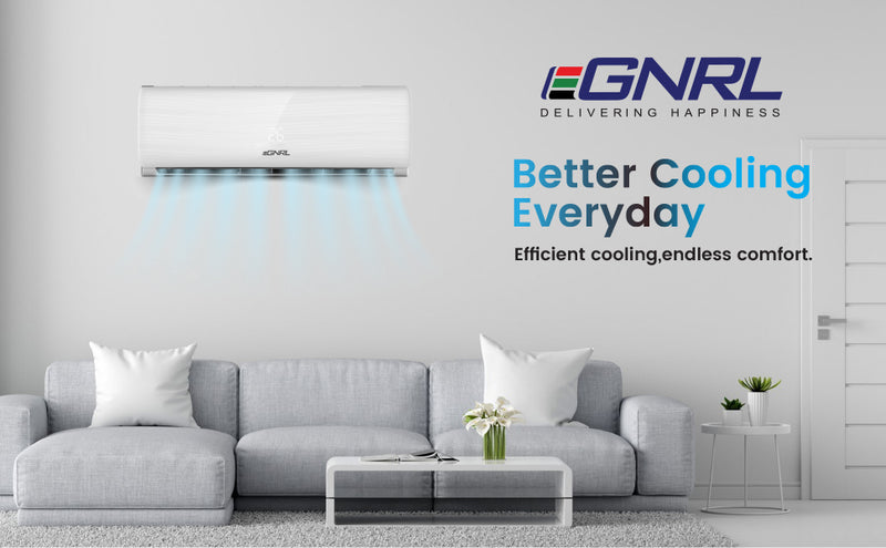 EGNRL EG18T3 Split AC 18000 BTU T3 Rotary White R410a Auto Restart, 4 Way Air Flow, Golden Fin-7