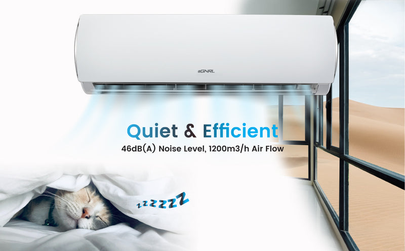 EGNRL Split AC White 24000 BTU T3 Rotary R410 EG24T3-5