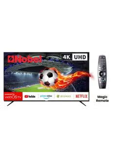 Nobel 75 Inch UHD LED Smart TV with WEB OS 5.0 Black NOB75UAU1HTN-1