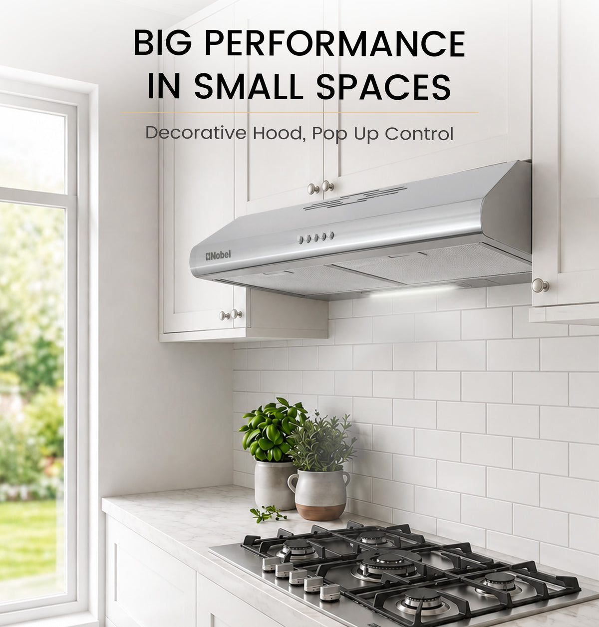 NOBEL Builtin - Hoods Stainless Steel 60cm NBI7501CHSS-4