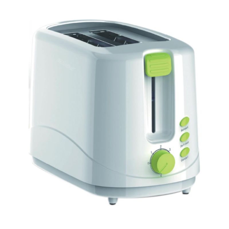 Nobel Sandwich Toaster 2 Slice Short Slot, Cord Storage, Cool-Touch, Adjustable Browning Control, 7 Settings, Cancel/Reheat/Defrost Function, Removable Crumb Tray NST2TI White-1