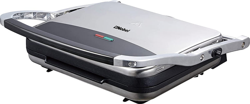 Nobel Bbq Grill Silver 2000 Watts Fixed Temperature Control With Indicator Light Auto Shutoff NCG100-1