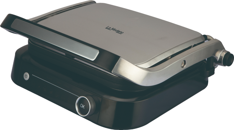 La Modano Bbq Grill Silver Manual Two Sided Grill 7 Cooking Mode Adjustable Temperature LMCG5000-1
