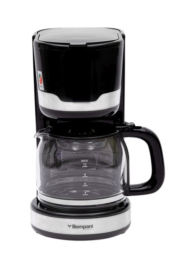 Bompani Coffee Machine Black 1.5 Litre Coffee Maker Keep Warm Function BCM15-1