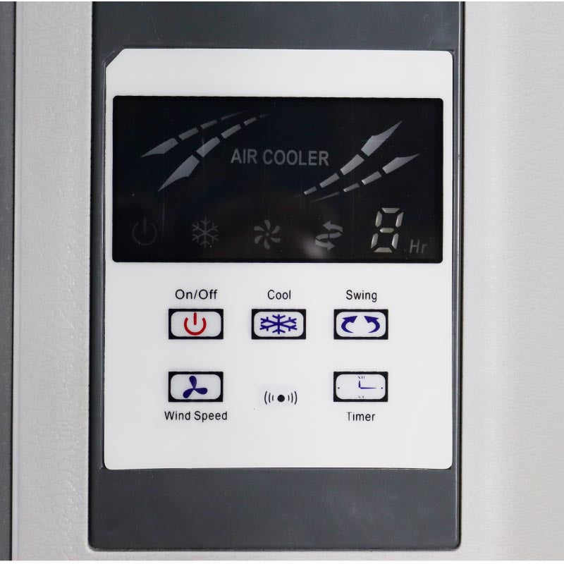 NOBEL Air Coolers Dark Gray & Gray 100 Litres Remote Control NAC1000R-4