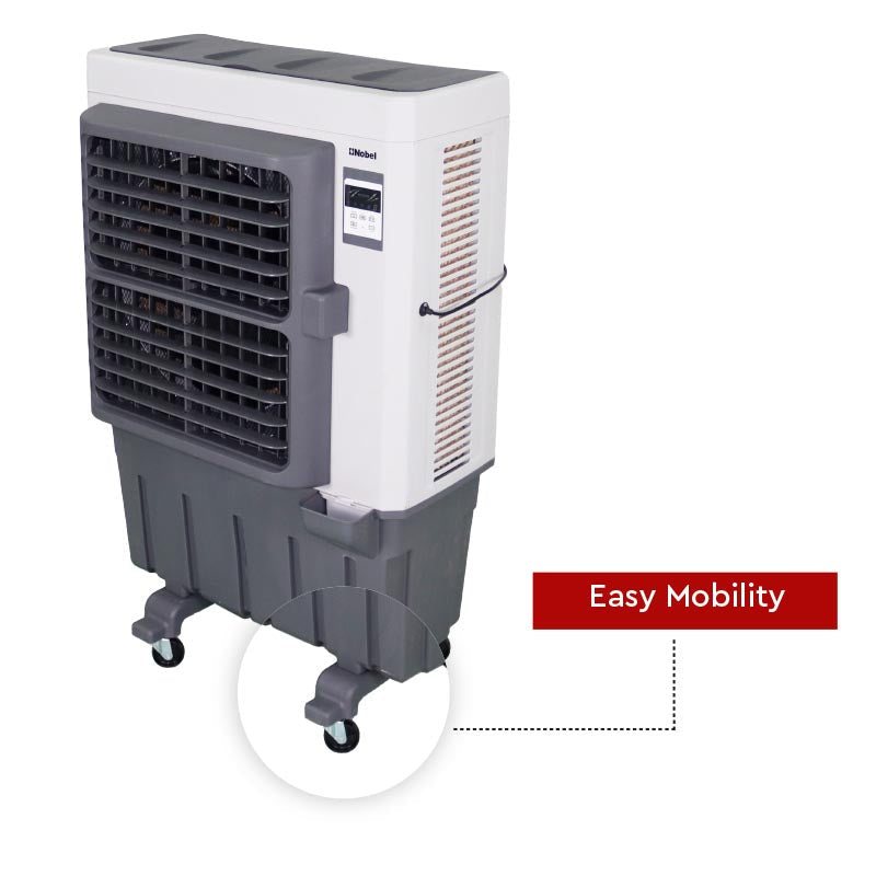 NOBEL Air Coolers Dark Gray & Gray 100 Litres Remote Control NAC1000R-5