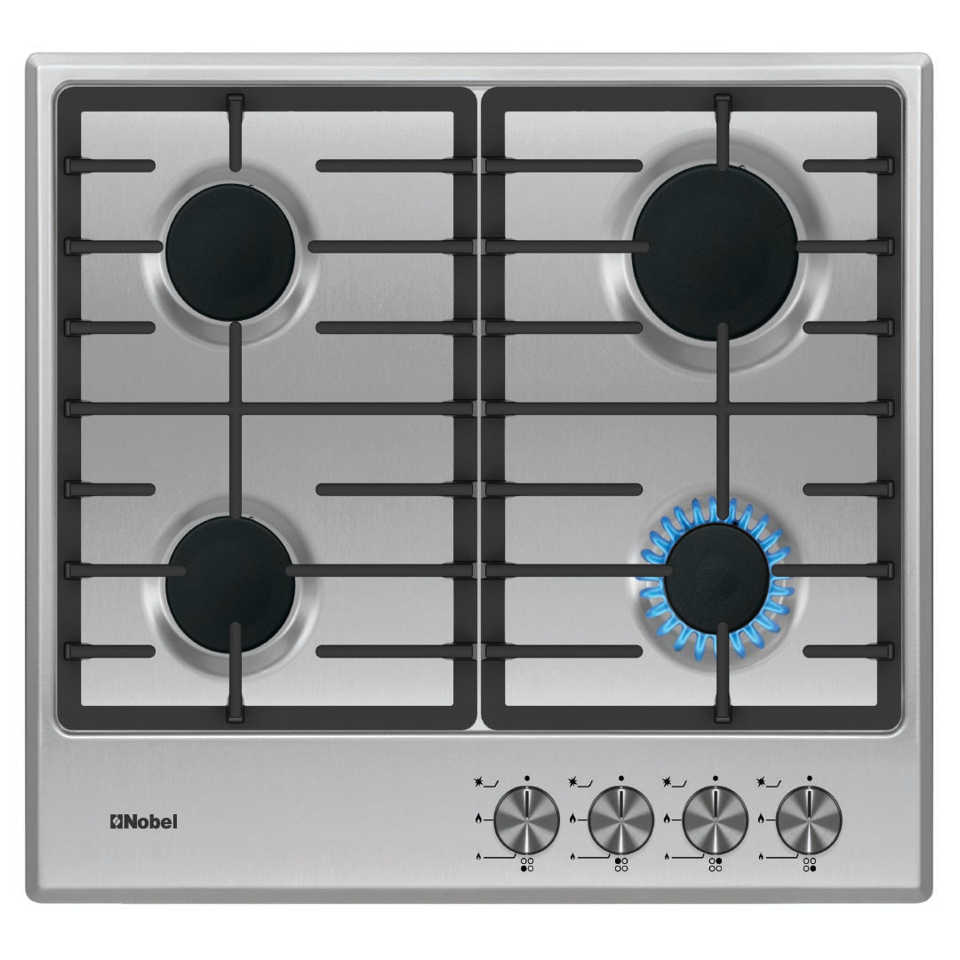 NOBEL Built-in - Hobs Stainless Steel 60cm 4 Gas Burner NBH6401SSH-1