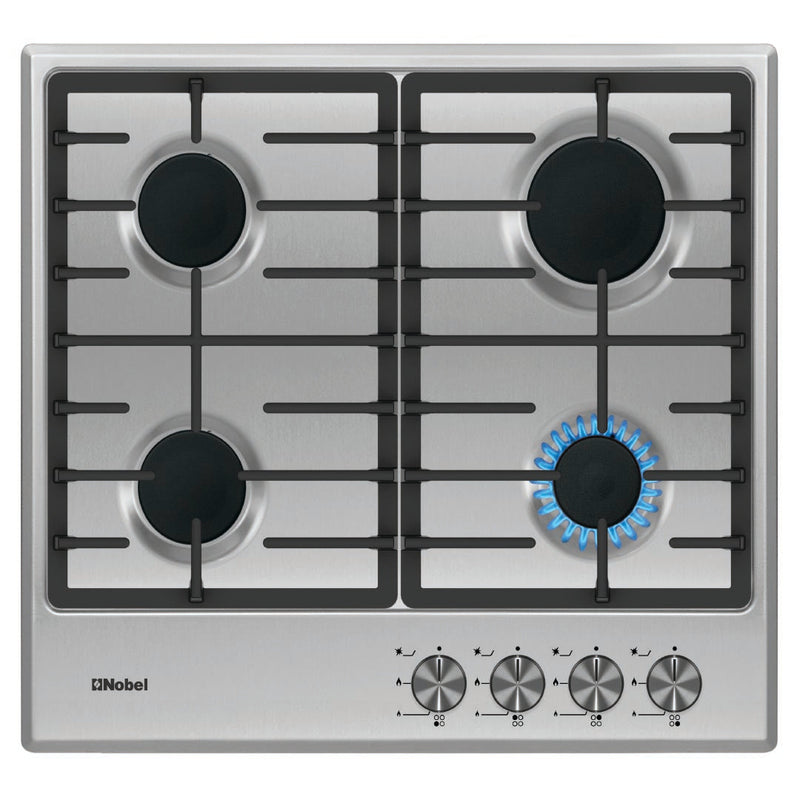 NOBEL Built-in - Hobs Stainless Steel 60cm 4 Gas Burner NBH6401SSH-1
