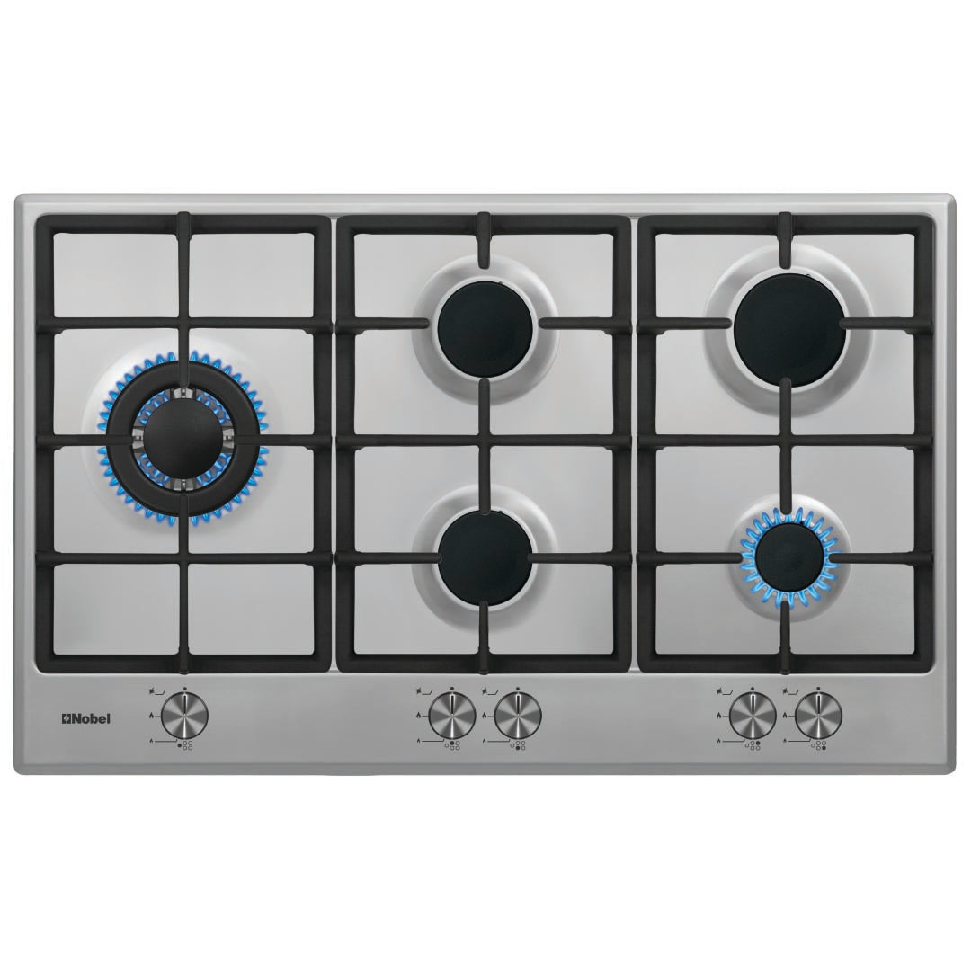 NOBEL Built-in - Hobs Stainless Steel 90cm 5 Gas Burners NBH9501SSH-1