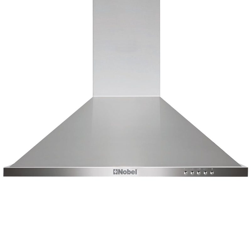 Nobel Built-in Chimney S/S With Glass 60cm 1 X Halogen Lights Carbon Filter NBI8662CH-1