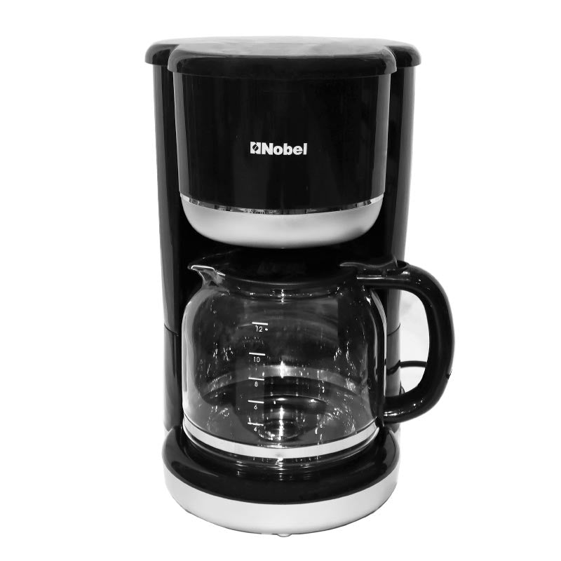 Nobel Coffee Machine Black 1.5 Litres 12 Cups Capacity NCM10-1