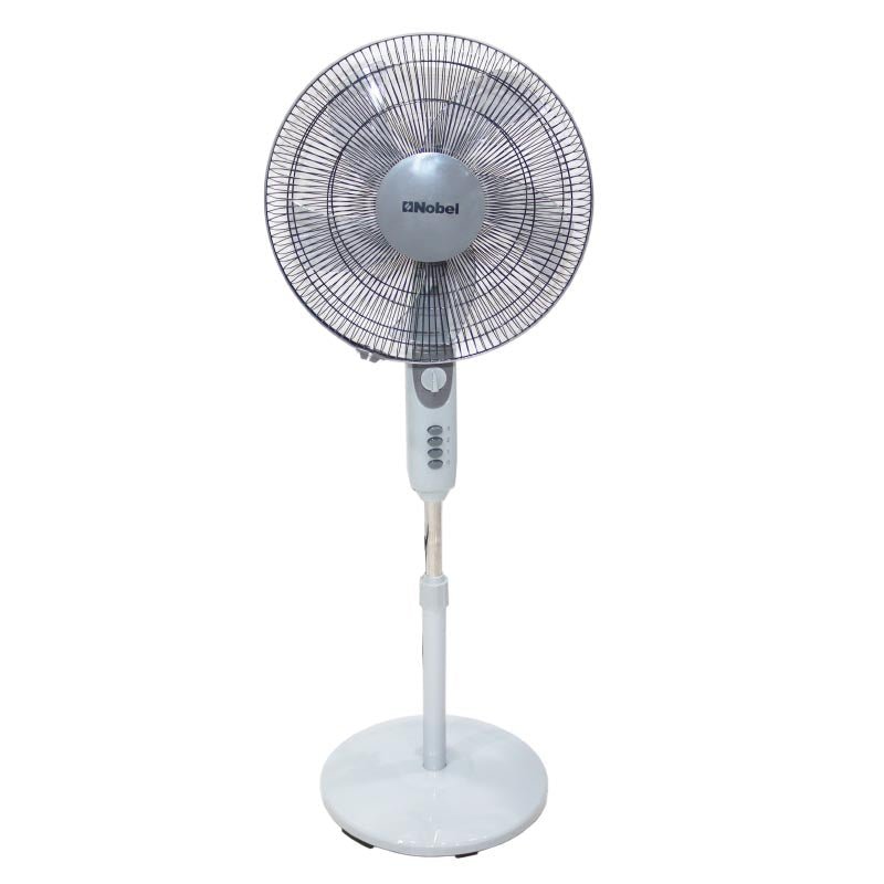 Nobel Stand Fan Black 16 Inch 3 Blades NF145-1