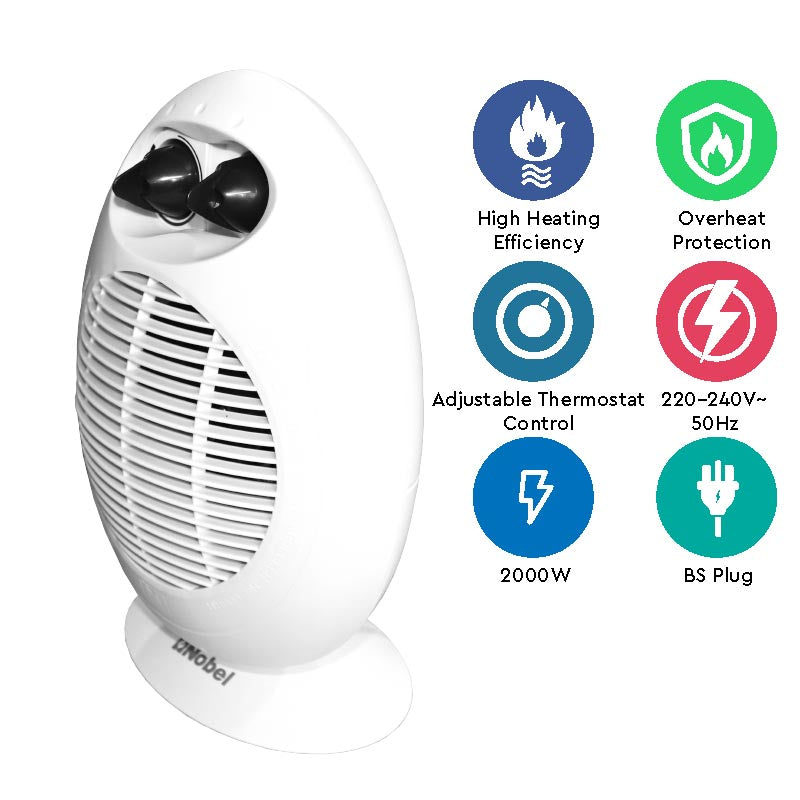 Nobel Fan Heater 2000W Max NFH100-2