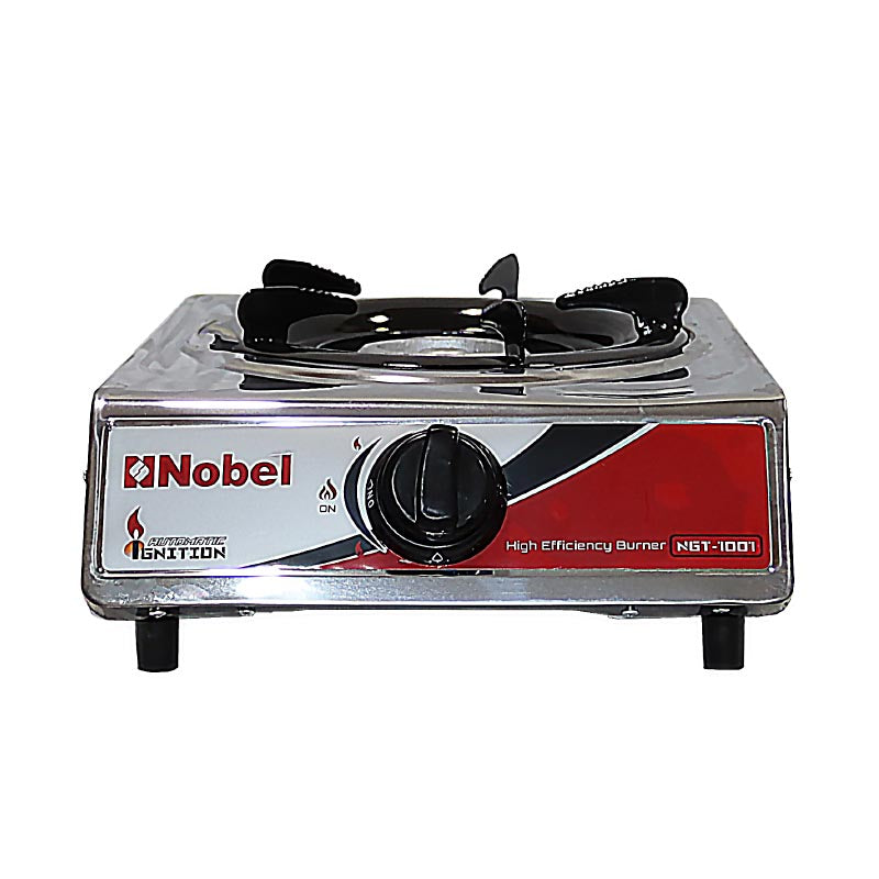 Nobel Gas Stove St. Steel Honeycomb Auto Ignition Single Burner NGT1001-1