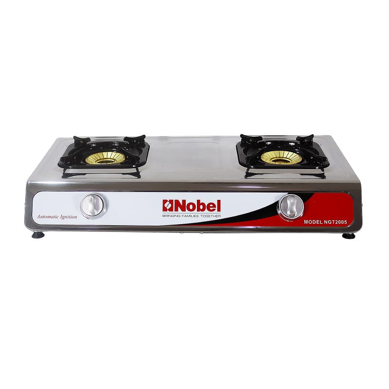 Nobel Gas Stove Stainless Steel Brass Auto Ignition NGT2005-1