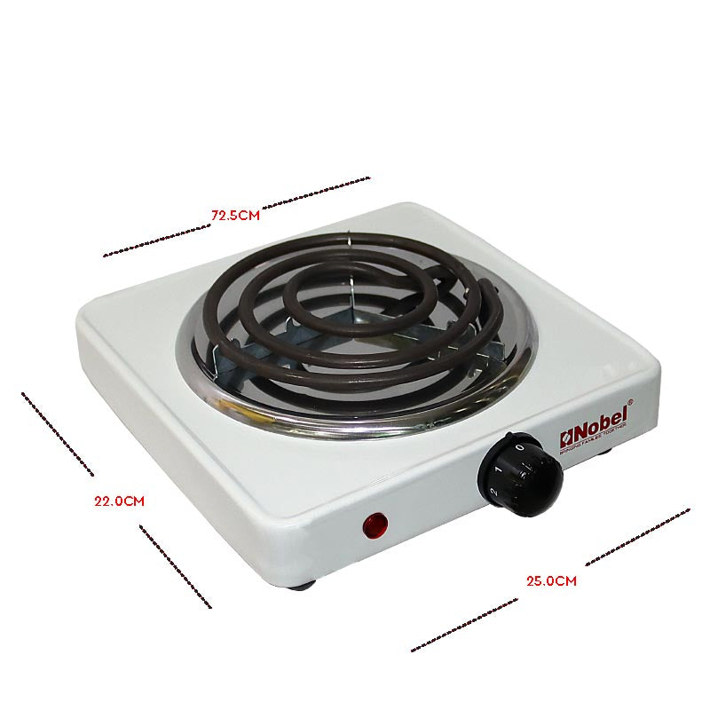 Nobel Spiral Hot Plate 1000W 5KG Silver Color NHPS001-3