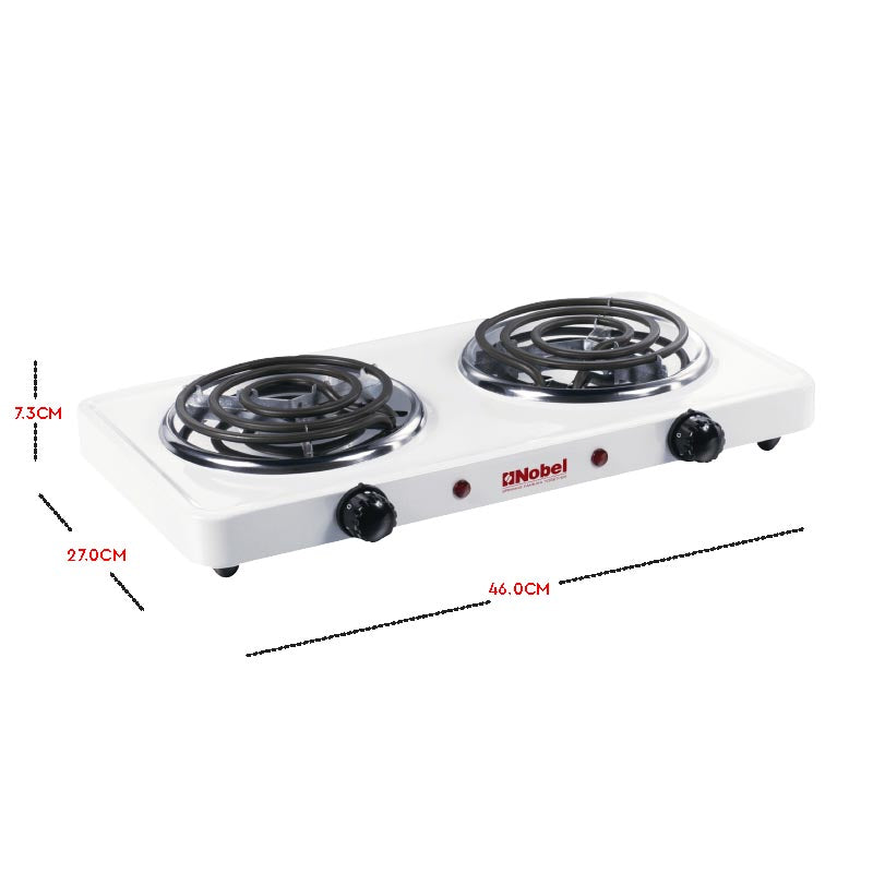 Nobel Spiral Hot Plate 10KG Silver Color NHPS002-3