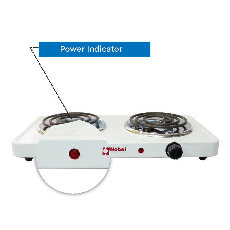 Nobel Spiral Hot Plate 10KG Silver Color NHPS002-5