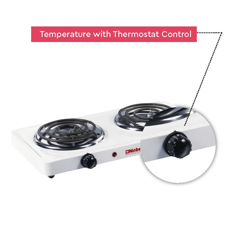Nobel Spiral Hot Plate 10KG Silver Color NHPS002-6