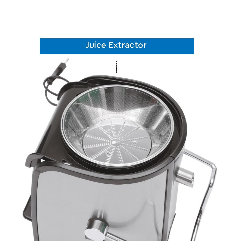 Nobel Juicer Stainless Steel 1.5 Litre White/Clear NJE101E-5