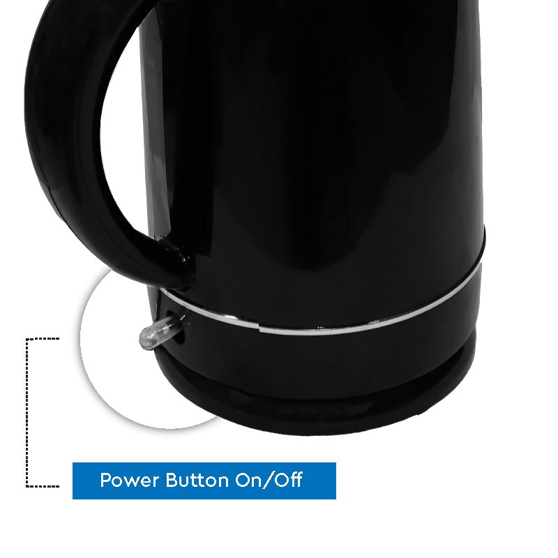 Nobel Kettles Black 1.7 Litre Auto Shutoff NK17BK-6