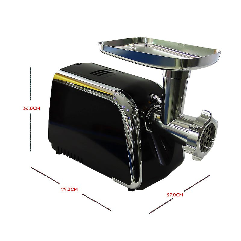 Nobel Meat Grinder Black 1800W 2 Speed+Reverse Function NMG2500-3