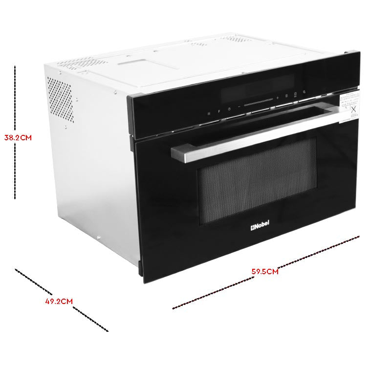 NOBEL Builtin - Microwave Oven Black 34 Ltr Grill Convection Touch Control NMO34BI-4
