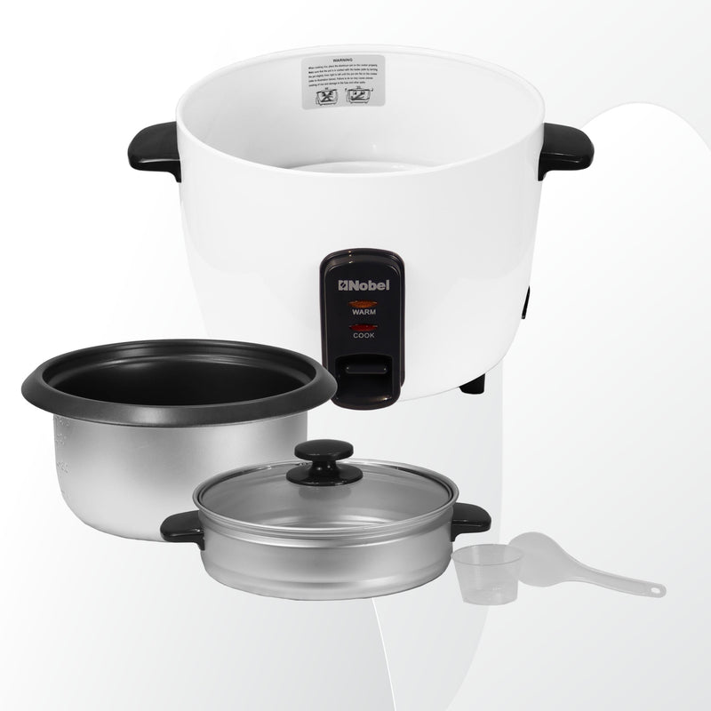 Nobel Rice Cooker 1.5 Ltrs 500W NRC150 White-9