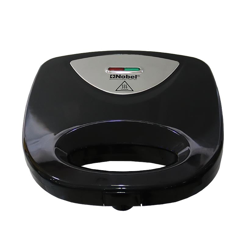 Nobel Sandwich Maker 700W Black/Silver Color NSM25S-1