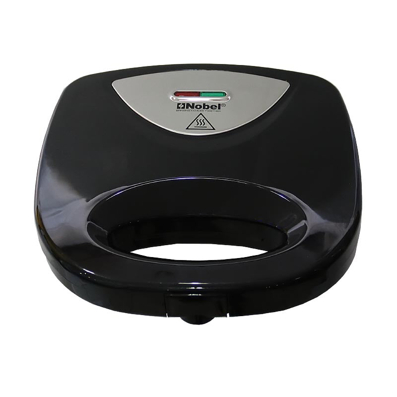 Nobel Sandwich Maker 700W Black/Silver Color NSM25S-7