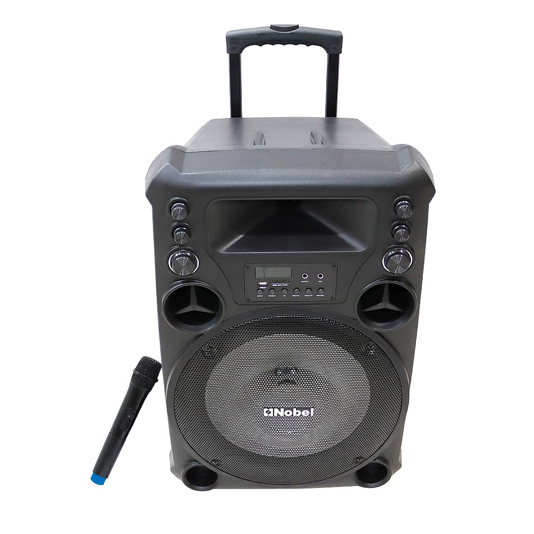 NOBEL Trolley Bluetooth Speaker Black 120W RMS NSP222T-4
