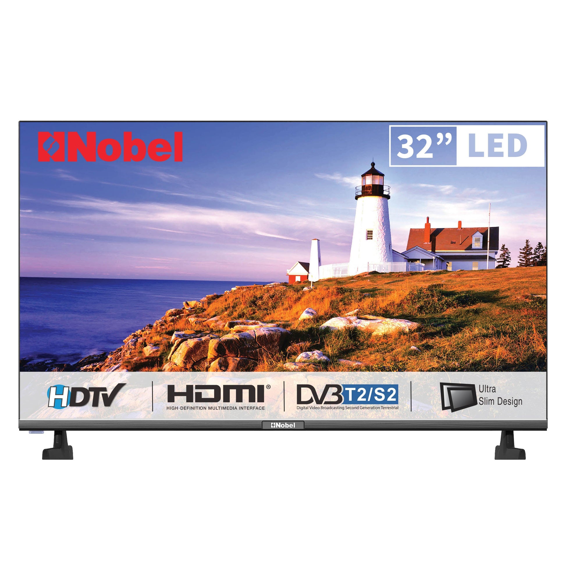 Nobel LED TH 32" Wide Screen Panel 55W 100-240-, 50/60Hz NTV32FL-1