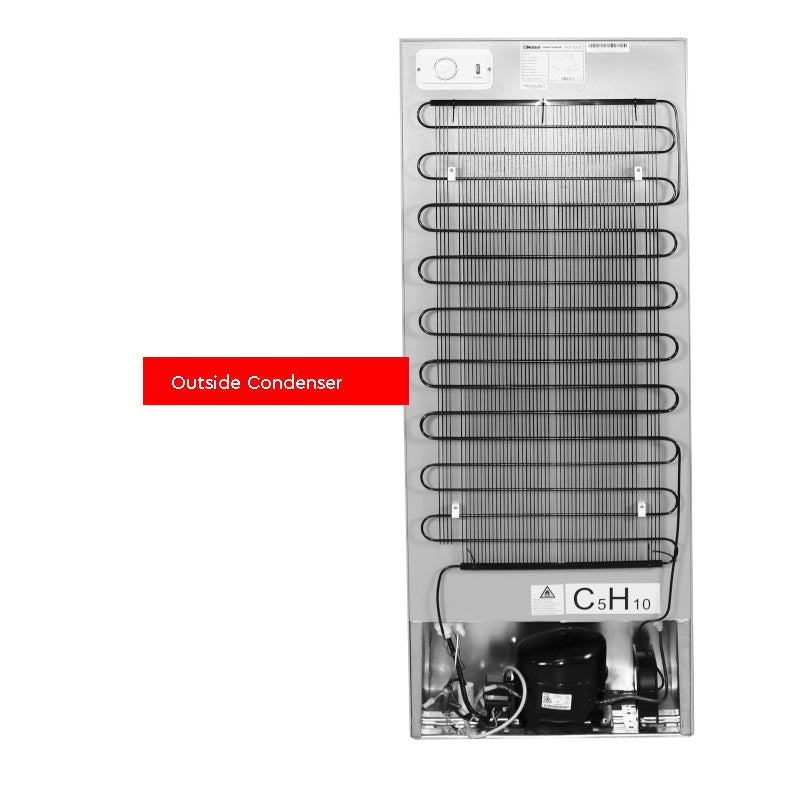 NOBEL Single Door Upright Freezer Defrost 187 Liters NUF300S-8