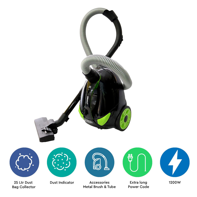 Nobel Vacuum Cleaner 25 Litres 1200W Canister Type NVC1515-2