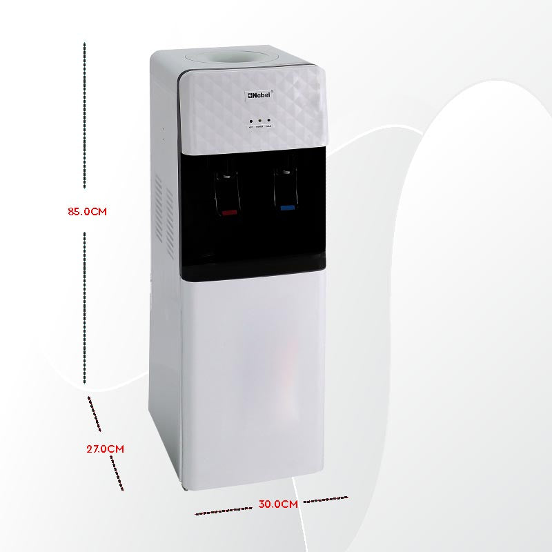 Nobel Water Dispenser Free Standing White Cabinet NWD1602-7