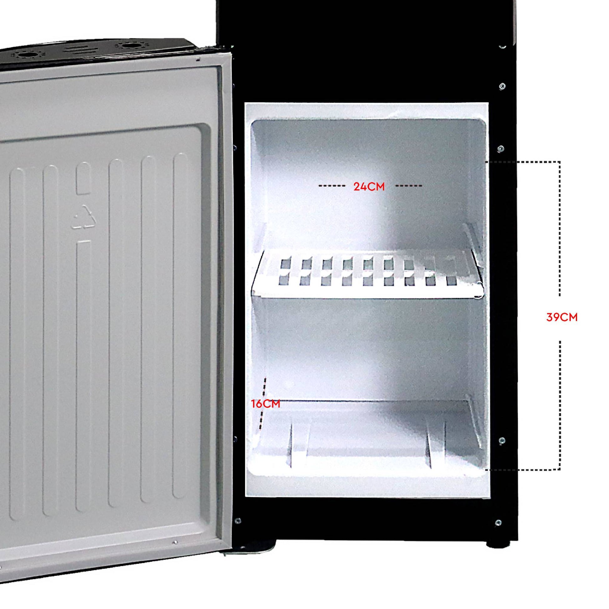 Nobel Water Dispenser Hot And Cool Black Cabinet R134A NWD702BK-5