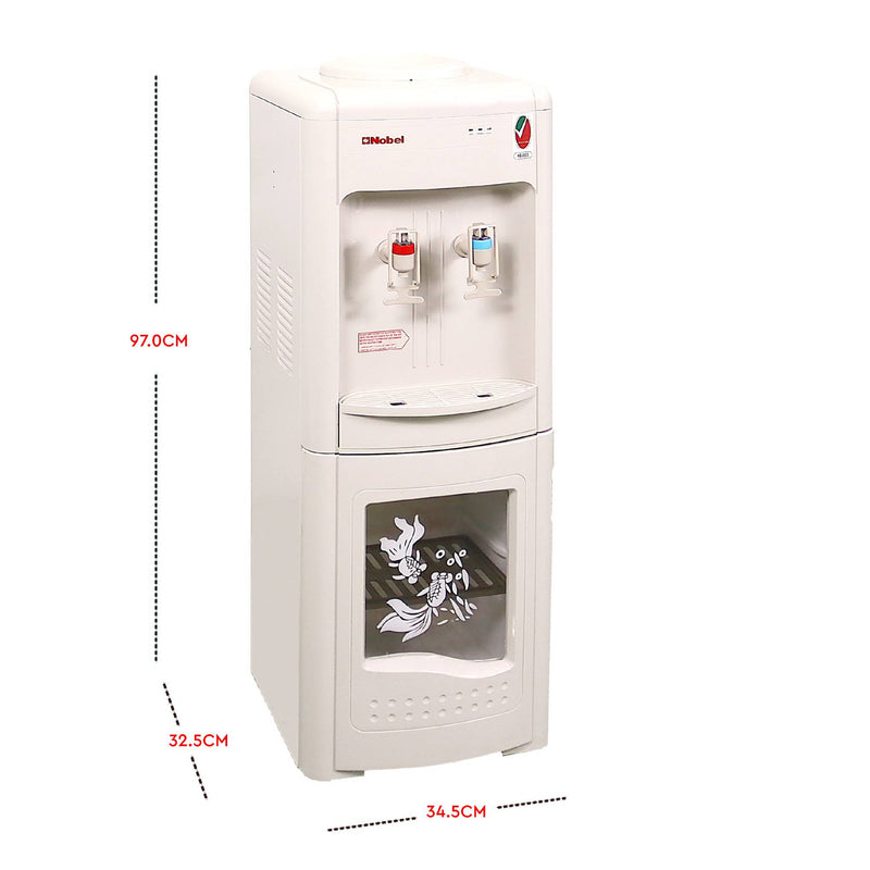 Nobel Water Dispenser Free Standing White Cabinet NWD1560-3