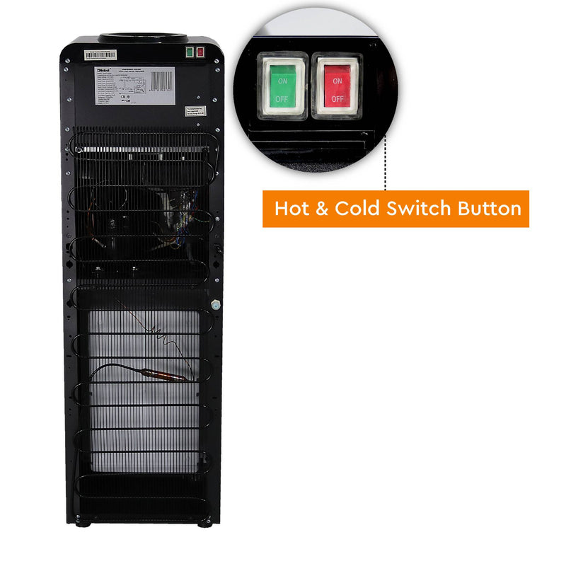 Nobel Water Dispenser Hot And Cool Black Cabinet R134A NWD702BK-7