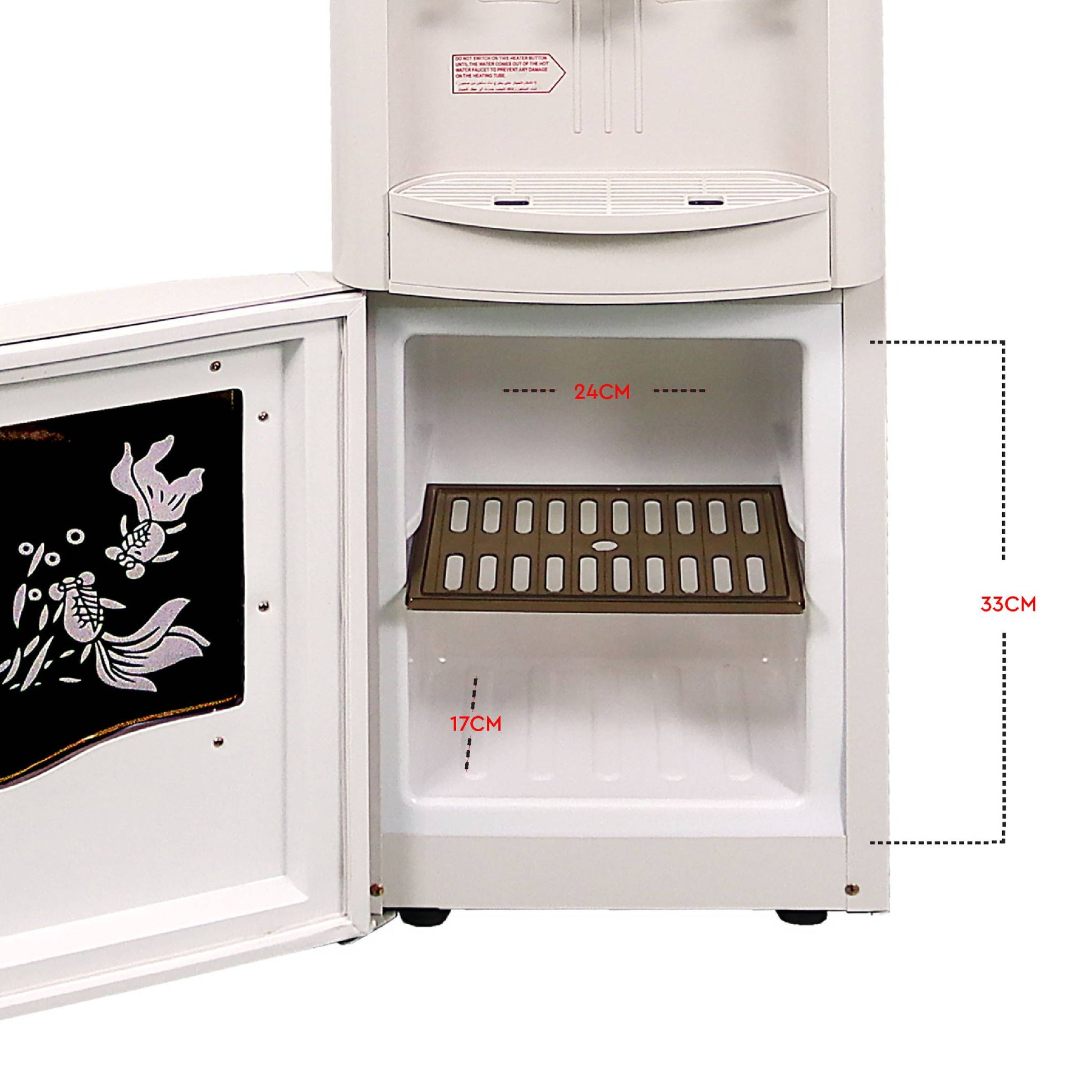 Nobel Water Dispenser Free Standing White Cabinet NWD1560-5