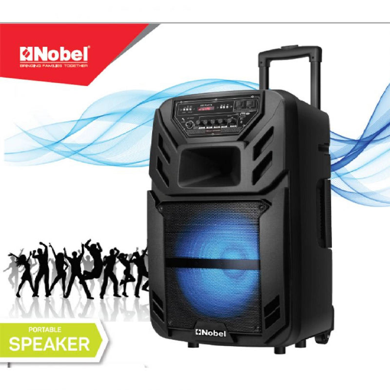 NOBEL Trolley Bluetooth Speaker Black 80W RMS NSP111T-8